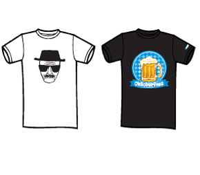 Different Colors in T shirt Print