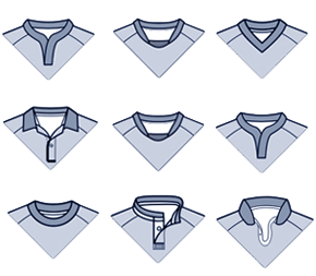 T shirt pattern with collar