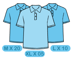 MOQ of tshirts